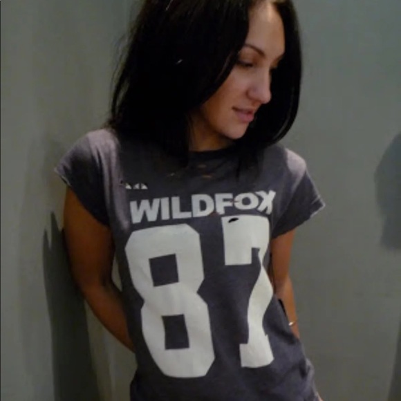 🌟SOLD🌟 Wildfox distressed 87 tee - Picture 1 of 6